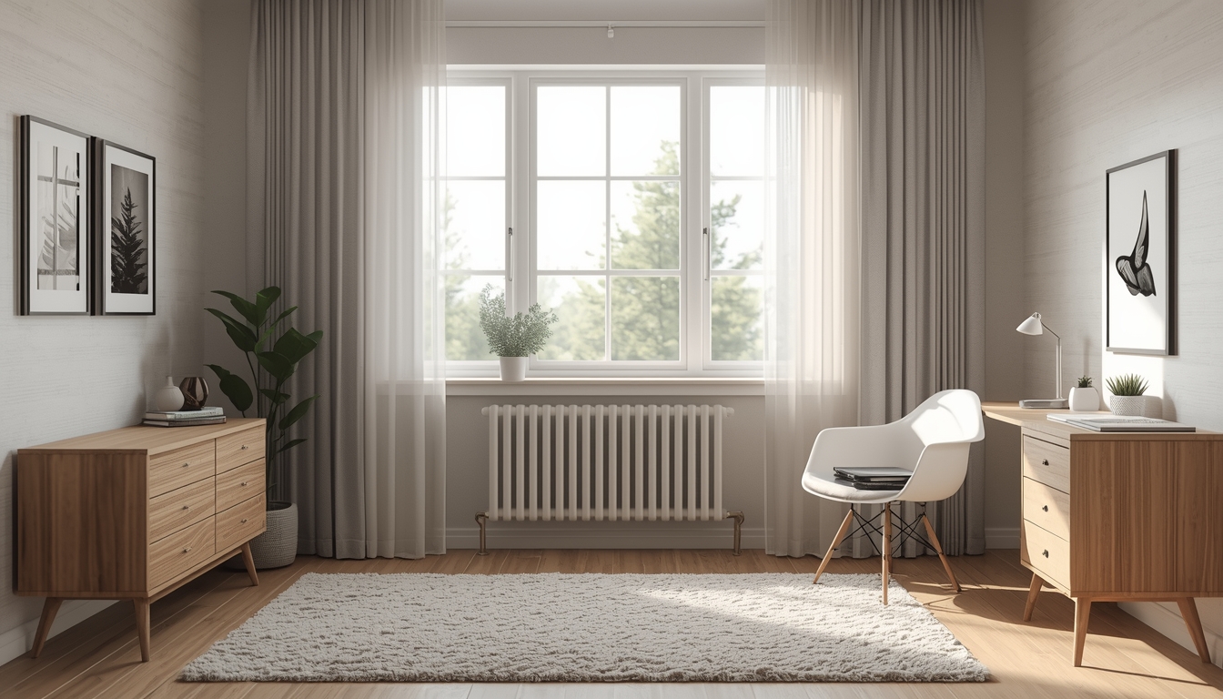 Decluttered room